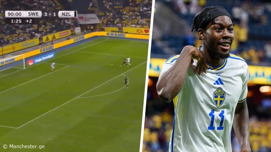 VIDEO: შესანიშნავი აჩქარება და შესრულება! - ელანგამ შვედეთის ნაკრებში ეფექტური გოლი გაიტანა